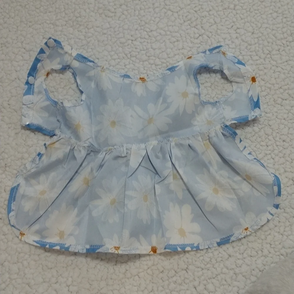 New in Package Small Dog Floral Summer Dress With Bow Size M